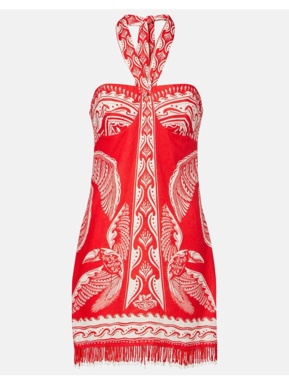 FARM Rio Majestic Coconut Tree Linen Mini Dress, NWT 🇧🇷 - Picture 5 of 15